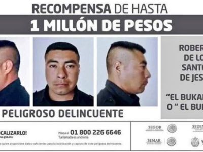  De uno a cinco millones de pesos, aumentó la recompensa que el gobierno de Veracruz ofrece a quien proporcione datos para aprehender a El B