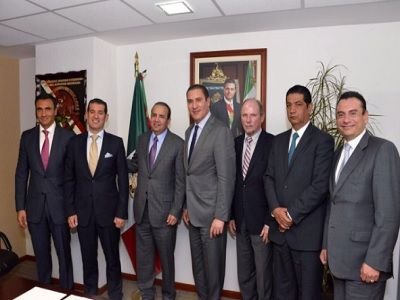 Recibe titular de STPS a Moreno Valle y directivos de Volkswagen de México